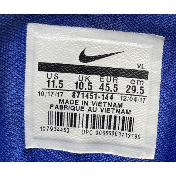 Nike Alpha Menace NFL Football Cleats Blue White 871451 Mens 11.5 Fast Ship main image 8